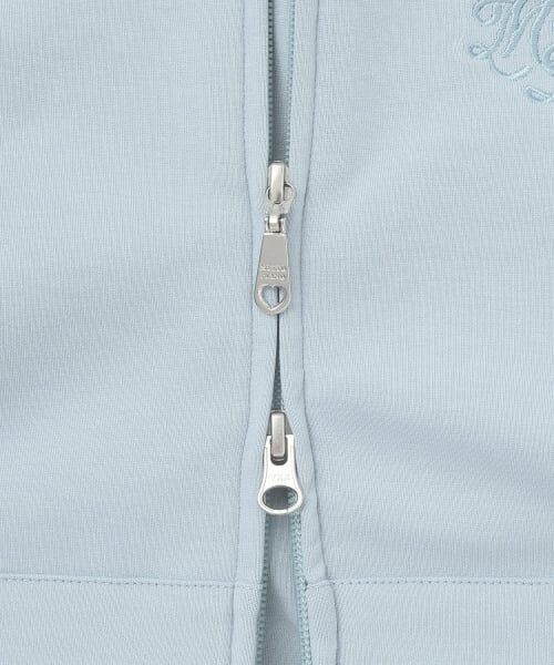 mezzo piano junior / メゾピアノジュニア パーカー | リボンアップリケWジップパーカ | 詳細3