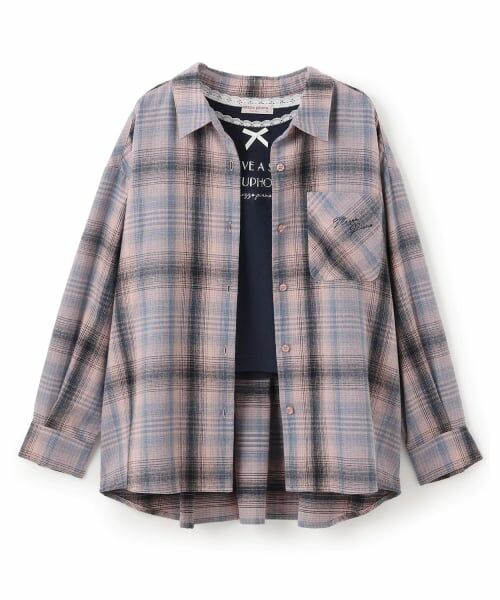 mezzo piano junior / メゾピアノジュニア シャツ・ブラウス | シャツ＆レースつきTシャツセット | 詳細13