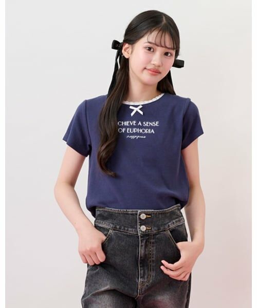 mezzo piano junior / メゾピアノジュニア シャツ・ブラウス | シャツ＆レースつきTシャツセット | 詳細15