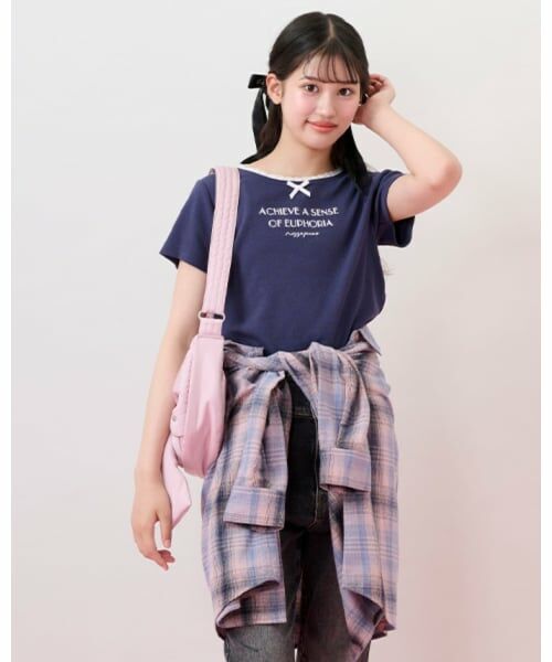 mezzo piano junior / メゾピアノジュニア シャツ・ブラウス | シャツ＆レースつきTシャツセット | 詳細16