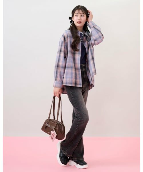 mezzo piano junior / メゾピアノジュニア シャツ・ブラウス | シャツ＆レースつきTシャツセット | 詳細20