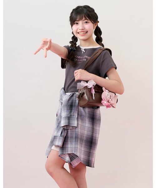 mezzo piano junior / メゾピアノジュニア シャツ・ブラウス | シャツ＆レースつきTシャツセット | 詳細25