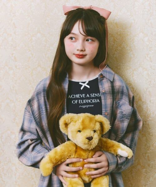 mezzo piano junior / メゾピアノジュニア シャツ・ブラウス | シャツ＆レースつきTシャツセット | 詳細27