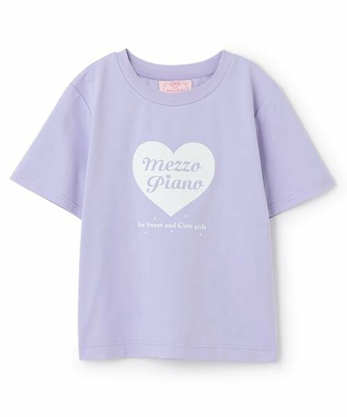 mezzo piano junior / メゾピアノジュニア Tシャツ | 25th anniversary 【冷感】キラキラハートロゴTシャツ | 詳細10