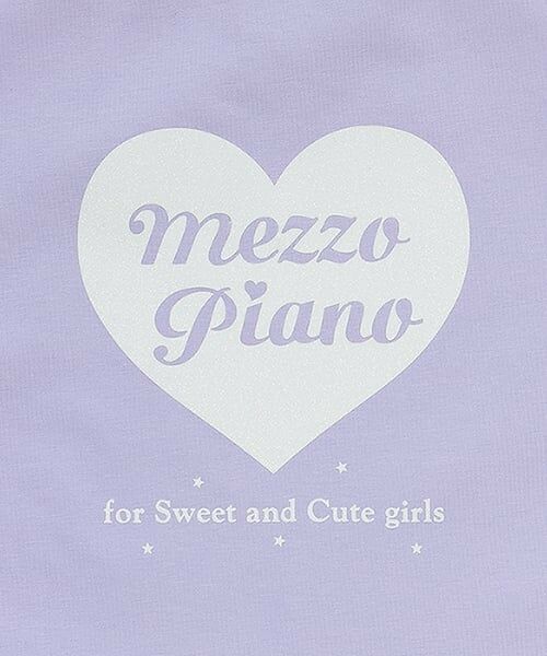 mezzo piano junior / メゾピアノジュニア Tシャツ | 25th anniversary 【冷感】キラキラハートロゴTシャツ | 詳細3
