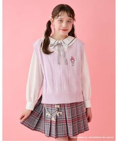 mezzo piano junior / メゾピアノジュニア シャツ・ブラウス | 【マイメロディ/クロミ】ニットベスト＆セーラーブラウスセット