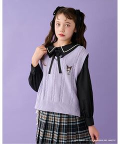 mezzo piano junior / メゾピアノジュニア シャツ・ブラウス | 【マイメロディ/クロミ】ニットベスト＆セーラーブラウスセット