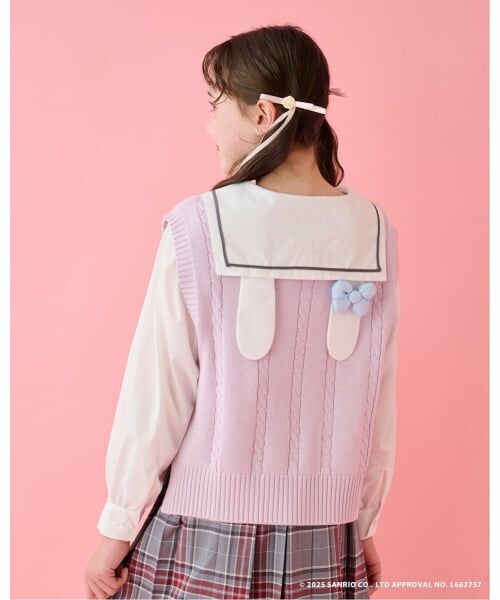 mezzo piano junior / メゾピアノジュニア シャツ・ブラウス | 【マイメロディ/クロミ】ニットベスト＆セーラーブラウスセット | 詳細19