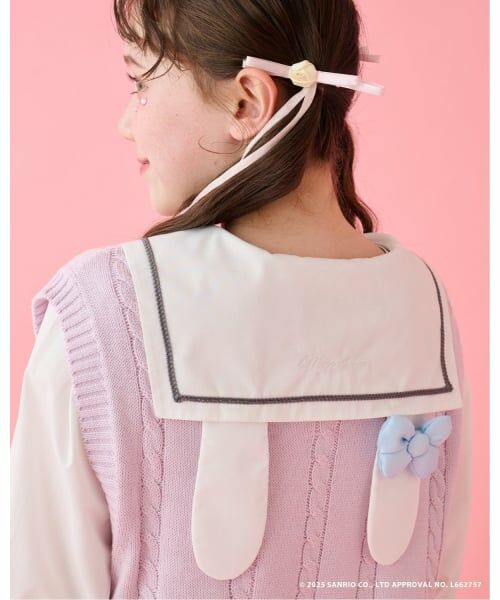 mezzo piano junior / メゾピアノジュニア シャツ・ブラウス | 【マイメロディ/クロミ】ニットベスト＆セーラーブラウスセット | 詳細20