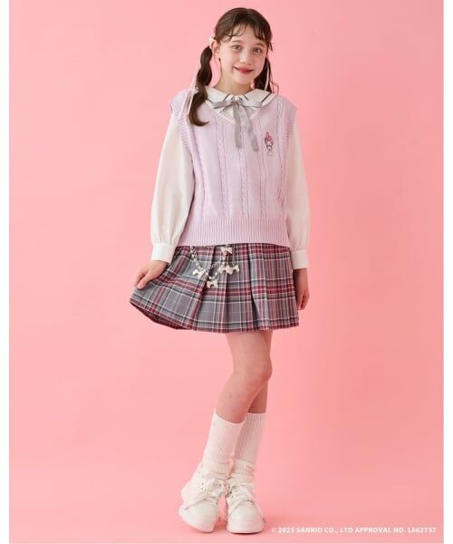 mezzo piano junior / メゾピアノジュニア シャツ・ブラウス | 【マイメロディ/クロミ】ニットベスト＆セーラーブラウスセット | 詳細21