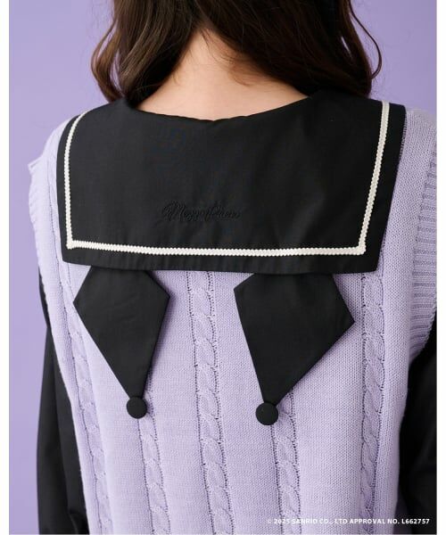 mezzo piano junior / メゾピアノジュニア シャツ・ブラウス | 【マイメロディ/クロミ】ニットベスト＆セーラーブラウスセット | 詳細26