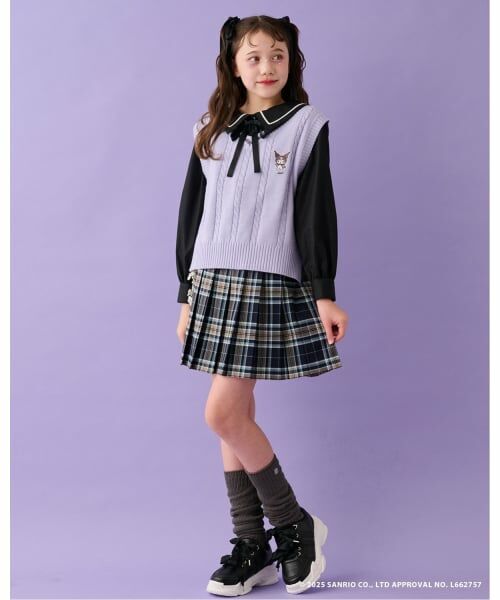 mezzo piano junior / メゾピアノジュニア シャツ・ブラウス | 【マイメロディ/クロミ】ニットベスト＆セーラーブラウスセット | 詳細27