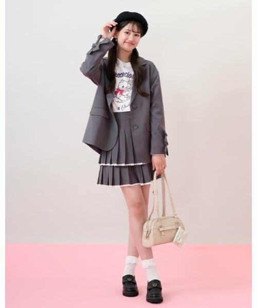 mezzo piano junior / メゾピアノジュニア ブルゾン | テーラードリボンジャケット | 詳細12