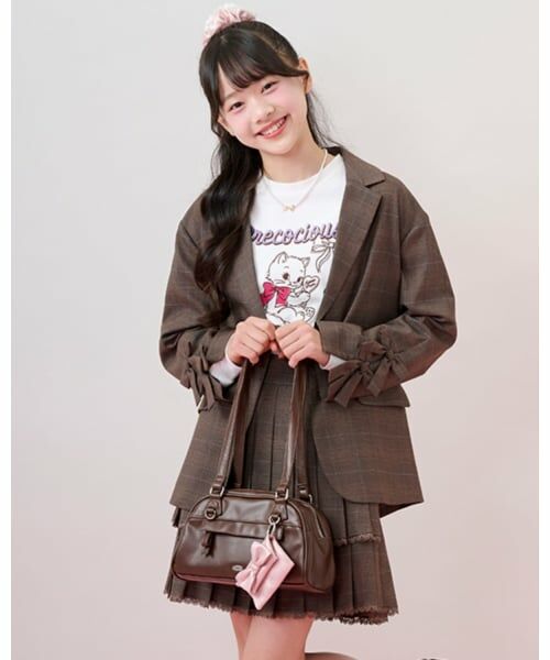 mezzo piano junior / メゾピアノジュニア ブルゾン | テーラードリボンジャケット | 詳細14