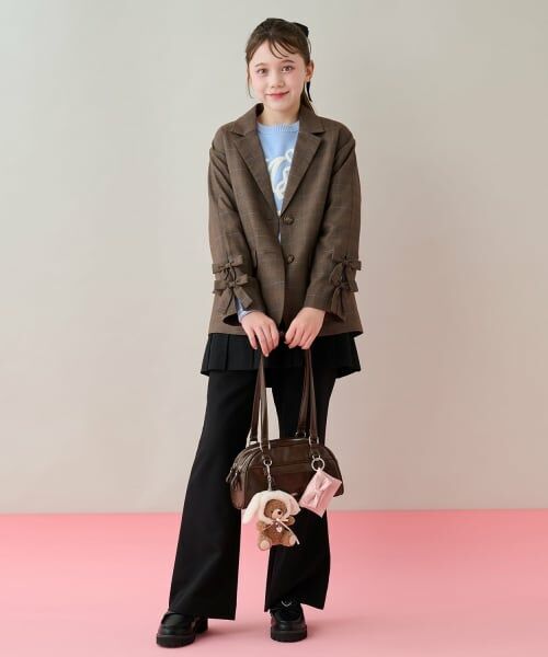 mezzo piano junior / メゾピアノジュニア ブルゾン | テーラードリボンジャケット | 詳細20