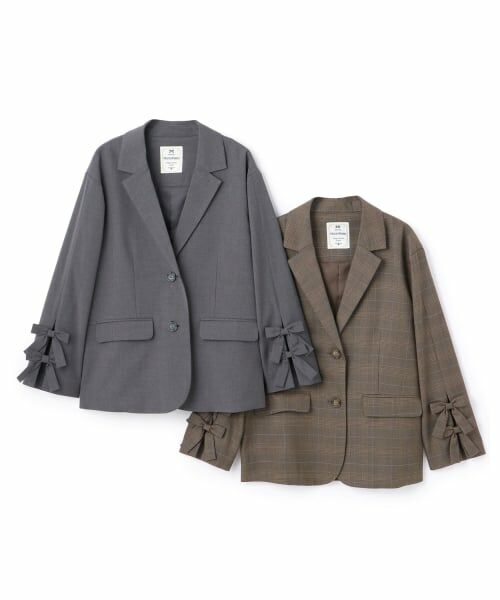 mezzo piano junior / メゾピアノジュニア ブルゾン | テーラードリボンジャケット | 詳細7