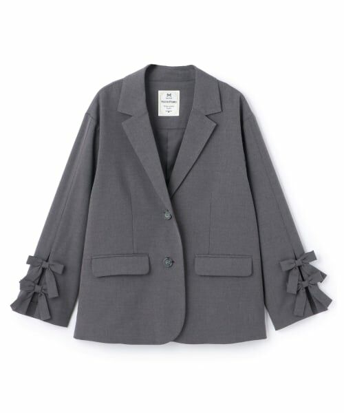 mezzo piano junior / メゾピアノジュニア ブルゾン | テーラードリボンジャケット | 詳細9