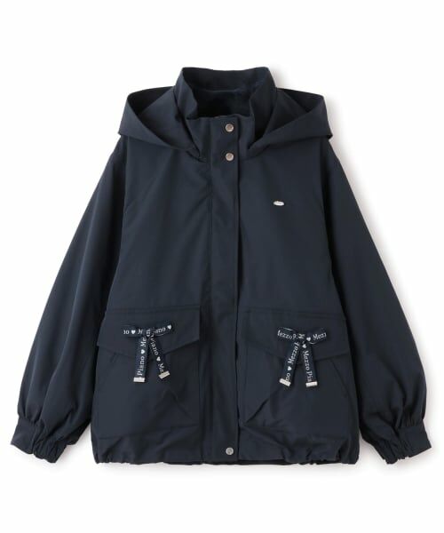 mezzo piano junior / メゾピアノジュニア ブルゾン | 【撥水】ロゴリボン3WAYマウンテンパーカ | 詳細20
