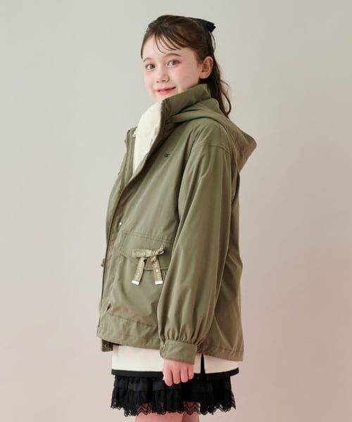 mezzo piano junior / メゾピアノジュニア ブルゾン | 【撥水】ロゴリボン3WAYマウンテンパーカ | 詳細22