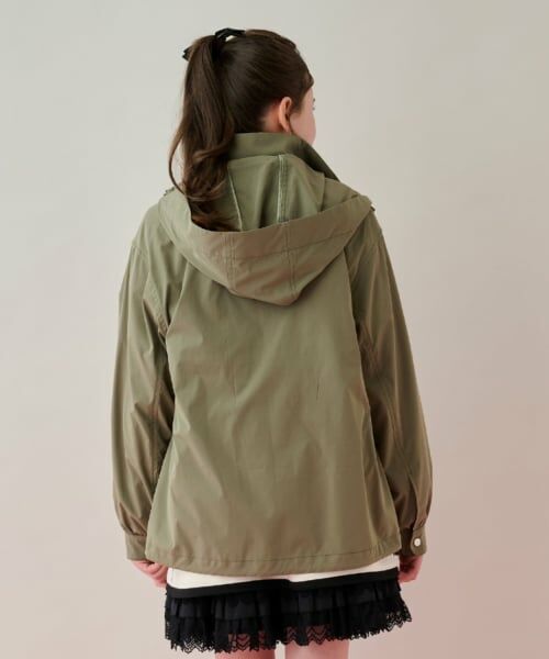 mezzo piano junior / メゾピアノジュニア ブルゾン | 【撥水】ロゴリボン3WAYマウンテンパーカ | 詳細23