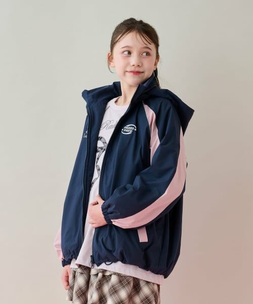 mezzo piano junior / メゾピアノジュニア ブルゾン | 【撥水】裏フリースあったか配色ジャケット | 詳細15