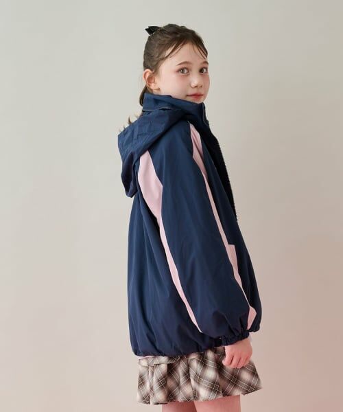 mezzo piano junior / メゾピアノジュニア ブルゾン | 【撥水】裏フリースあったか配色ジャケット | 詳細16