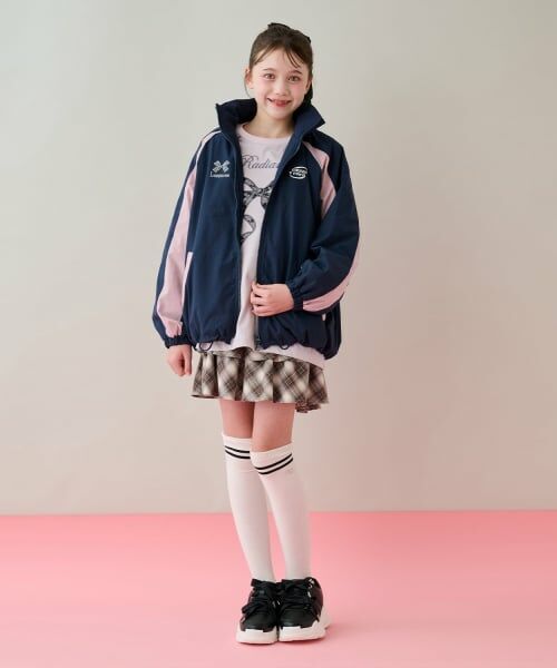 mezzo piano junior / メゾピアノジュニア ブルゾン | 【撥水】裏フリースあったか配色ジャケット | 詳細17