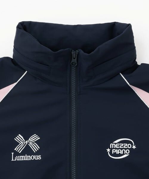 mezzo piano junior / メゾピアノジュニア ブルゾン | 【撥水】裏フリースあったか配色ジャケット | 詳細3