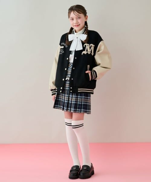 mezzo piano junior / メゾピアノジュニア ブルゾン | ガーリースタジャン | 詳細13