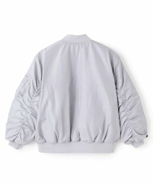 mezzo piano junior / メゾピアノジュニア ブルゾン | リボンチャームつきMA-1 | 詳細1