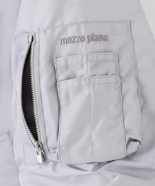 mezzo piano junior / メゾピアノジュニア ブルゾン | リボンチャームつきMA-1 | 詳細4