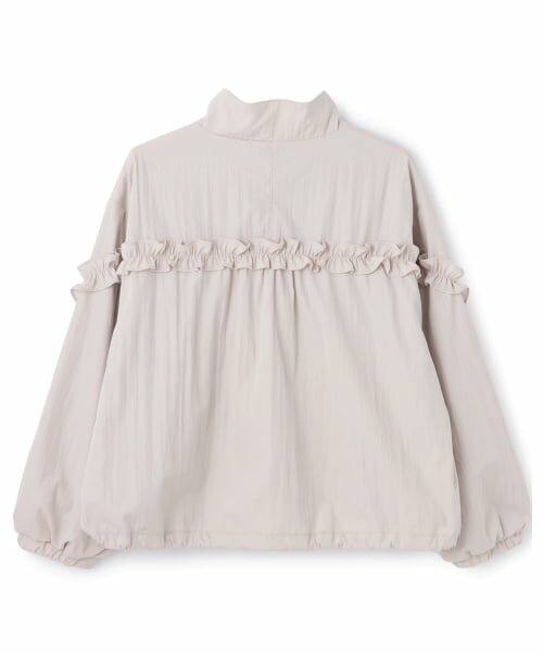 mezzo piano junior / メゾピアノジュニア ブルゾン | スタンドカラーフリルブルゾン | 詳細1