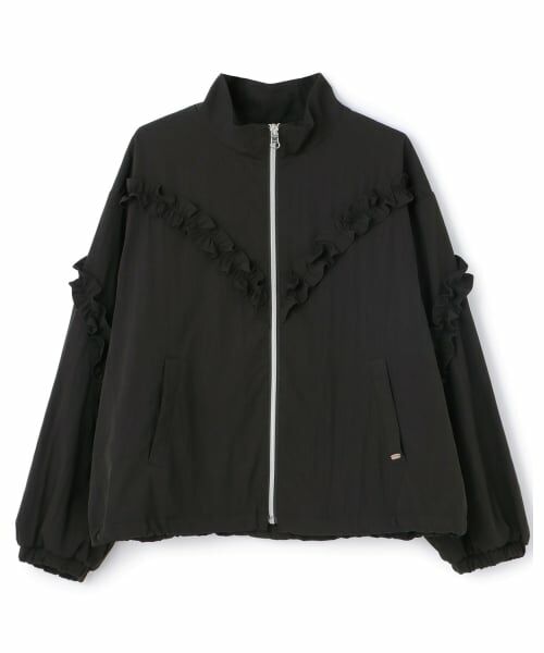 mezzo piano junior / メゾピアノジュニア ブルゾン | スタンドカラーフリルブルゾン | 詳細9
