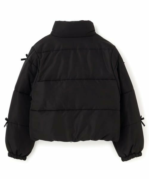 mezzo piano junior / メゾピアノジュニア ブルゾン | 【撥水・蓄熱】ミニリボンパフショートブルゾン | 詳細1