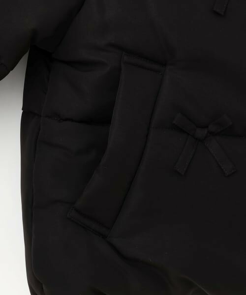 mezzo piano junior / メゾピアノジュニア ブルゾン | 【撥水・蓄熱】ミニリボンパフショートブルゾン | 詳細5