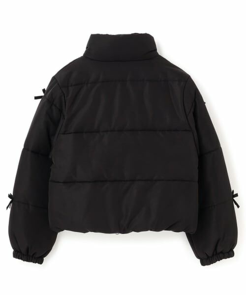 mezzo piano junior / メゾピアノジュニア ブルゾン | 【撥水・蓄熱】ミニリボンパフショートブルゾン | 詳細14