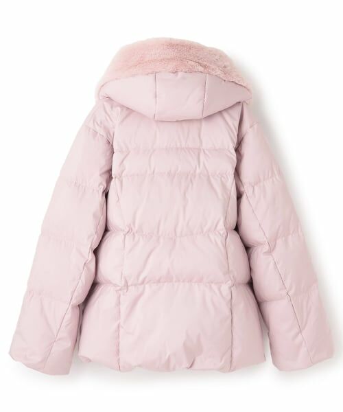 mezzo piano junior / メゾピアノジュニア ブルゾン | 【撥水】暖かファーフーディリサイクルダウンブルゾン | 詳細1