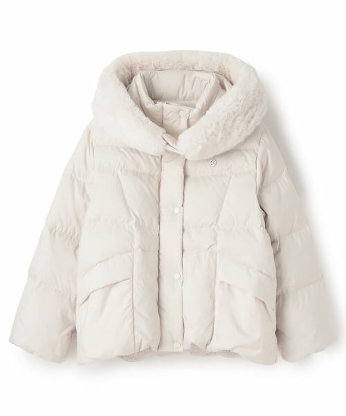 mezzo piano junior / メゾピアノジュニア ブルゾン | 【撥水】暖かファーフーディリサイクルダウンブルゾン | 詳細15