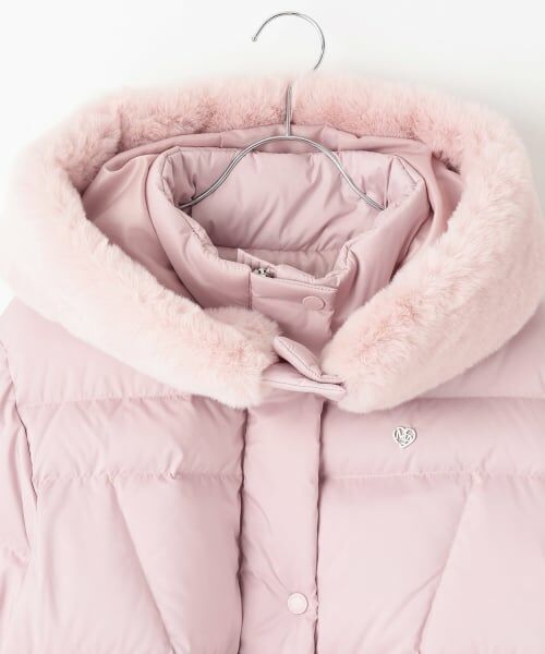 mezzo piano junior / メゾピアノジュニア ブルゾン | 【撥水】暖かファーフーディリサイクルダウンブルゾン | 詳細2