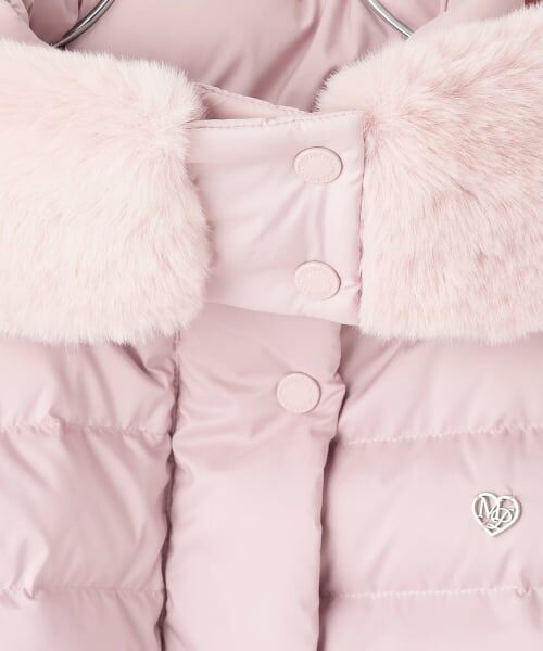 mezzo piano junior / メゾピアノジュニア ブルゾン | 【撥水】暖かファーフーディリサイクルダウンブルゾン | 詳細4