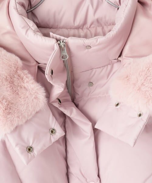 mezzo piano junior / メゾピアノジュニア ブルゾン | 【撥水】暖かファーフーディリサイクルダウンブルゾン | 詳細5