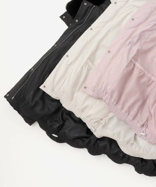 mezzo piano junior / メゾピアノジュニア ブルゾン | 【撥水】暖かファーフーディリサイクルダウンブルゾン | 詳細9