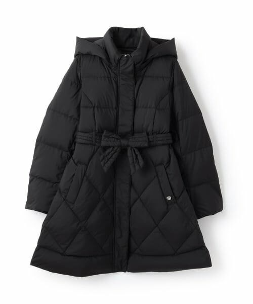 mezzo piano junior / メゾピアノジュニア その他アウター | 【撥水】リボンベルトつき美シルエットロングダウン | 詳細17