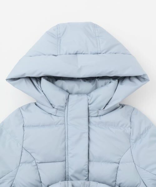 mezzo piano junior / メゾピアノジュニア その他アウター | 【撥水】リボンベルトつき美シルエットロングダウン | 詳細2