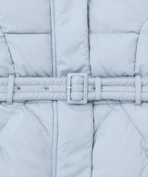 mezzo piano junior / メゾピアノジュニア その他アウター | 【撥水】リボンベルトつき美シルエットロングダウン | 詳細4