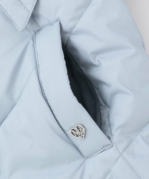 mezzo piano junior / メゾピアノジュニア その他アウター | 【撥水】リボンベルトつき美シルエットロングダウン | 詳細5