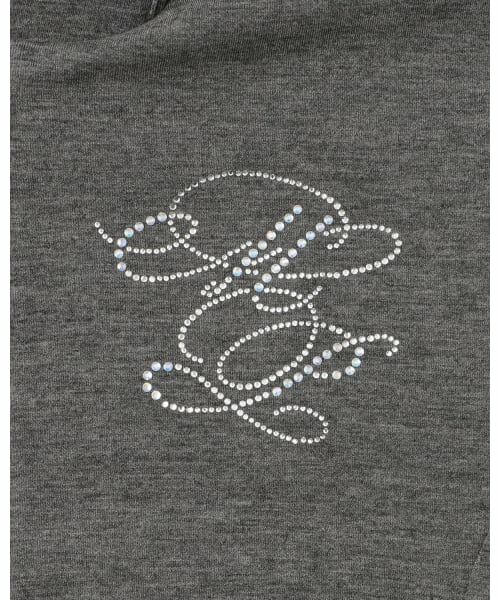 mezzo piano junior / メゾピアノジュニア パーカー | キラキラロゴジップパーカ＆トリムレーススカパンセットアップ | 詳細4