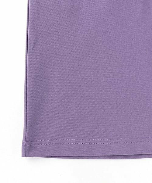 mezzo piano junior / メゾピアノジュニア ミニ丈・ひざ丈ワンピース | 【接触冷感】リボンカレッジロゴTシャツワンピース | 詳細7