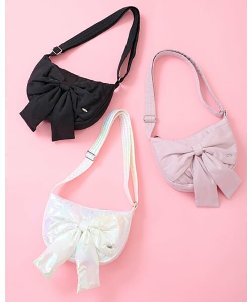 mezzo piano junior / メゾピアノジュニア ショルダーバッグ | ふんわりリボンの三日月ショルダーバッグ | 詳細13