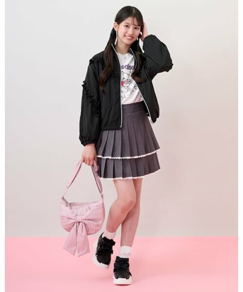 mezzo piano junior / メゾピアノジュニア ショルダーバッグ | ふんわりリボンの三日月ショルダーバッグ | 詳細18